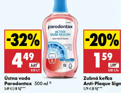 Parodontax Active Gum Health Extra Fresh ústna voda