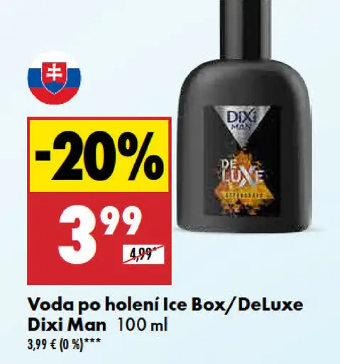 Voda po holení Ice Box/Deluxe Dixi Man