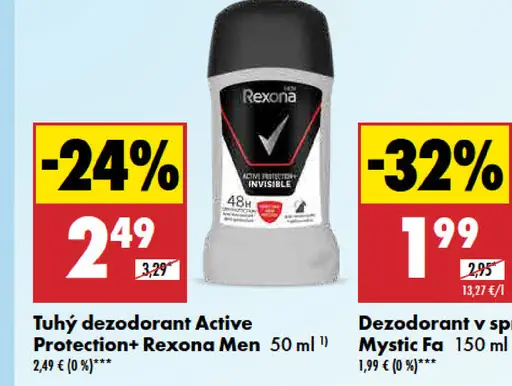 Rexona Tuhý dezodorant Active Protection+ Men