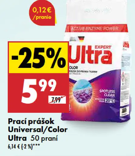 Ultra Prací prášok Color