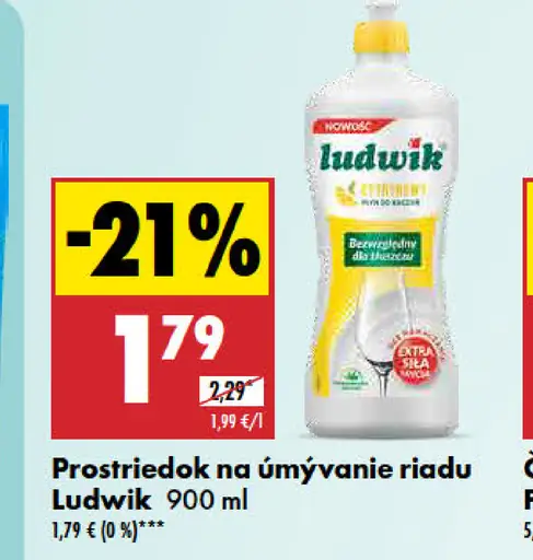 Ludwik Prostriedok na umývanie riadu