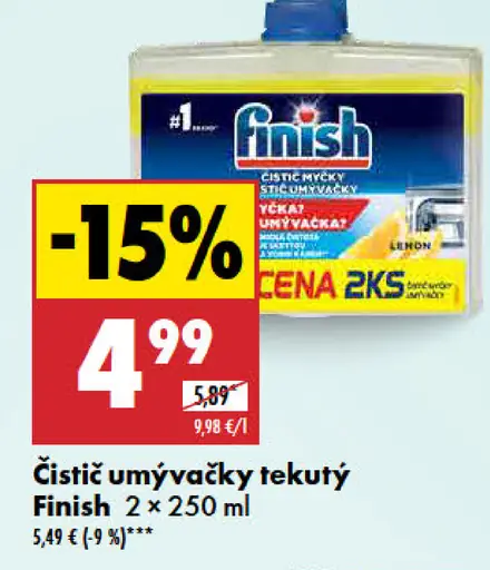 Finish čistič umývačky