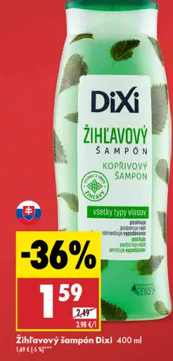 Dixi Žihľavový šampón