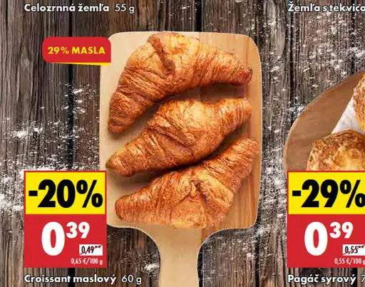 Croissant maslový