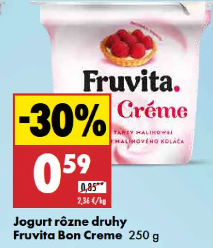 Fruvita Bon Créme jogurt