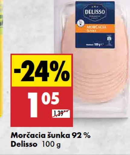 Delisso Morčacia šunka 92 %