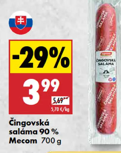 Mecom Čingovská saláma 90%