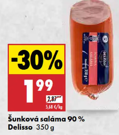 Delisso Šunková saláma 90%