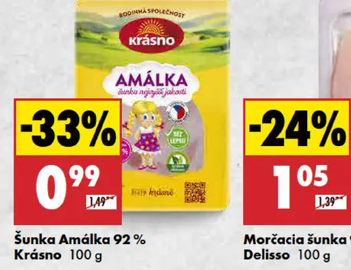 Krásno Šunka Amálka 92%