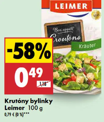 Leimer krutóny bylinky