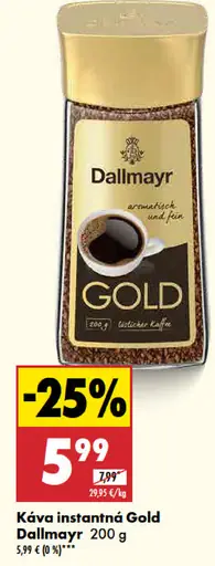 Dallmayr Gold Káva instantná