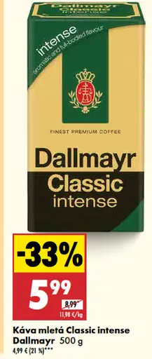 Káva mletá Dallmayr classic intense