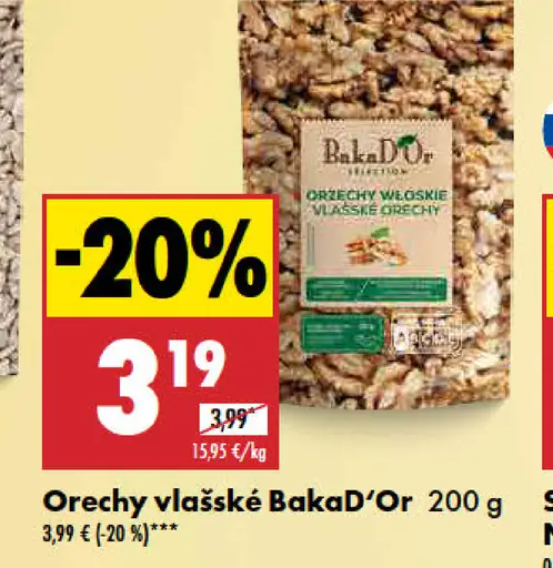 BakaD'Or Orechy vlašské