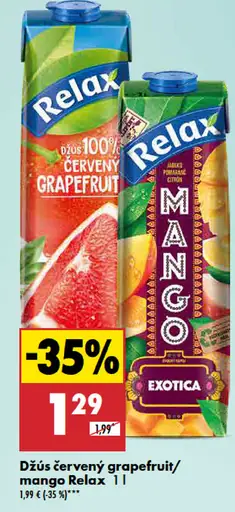 Relax Džús červený grapefruit/mango