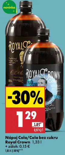 Royal Crown Nápoj Cola/Cola bez cukru