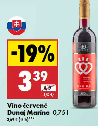 Dunaj Marina Vino červené