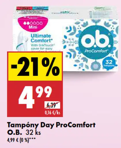 O.B. Tampóny Day ProComfort