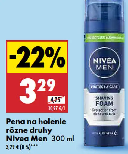 Nivea Men pena na holenie