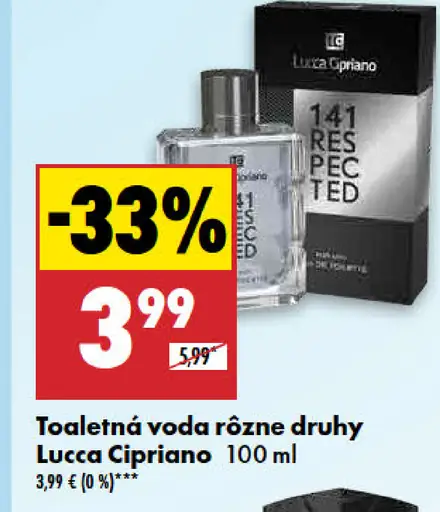 Lucca Cipriano Toaletná voda