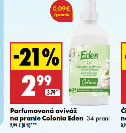 Colonia Eden Parfumovaná aviváž na pranie