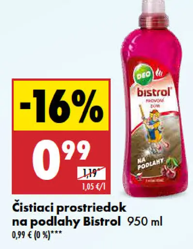 Bistrol Čistič na podlahy