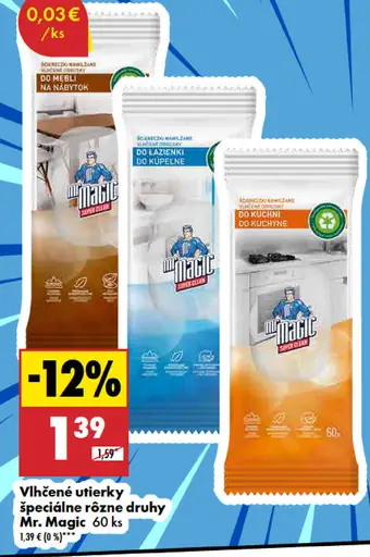Mr. Magic vlhčené utierky špeciálne