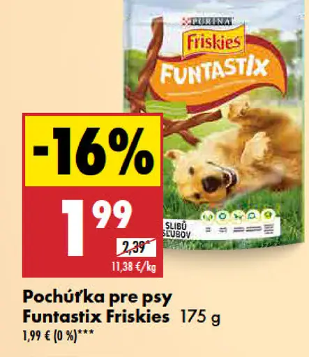 Friskies Pochúťka pre psy funtastix