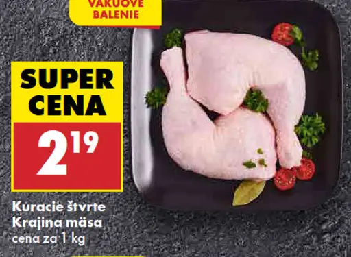 Krajina mäsa Kuracie zadné štvrte