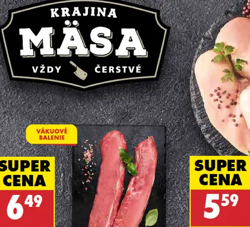 Krajina mäsa Bravčová panenská sviečkovica