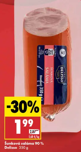Delisso Šunková saláma 90%