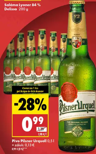 Pilsner Urquell plechovka