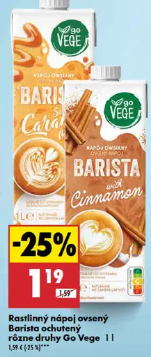 Go Vege Rastlinný nápoj ovsený