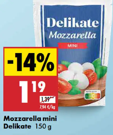 Delikate Mozzarella mini