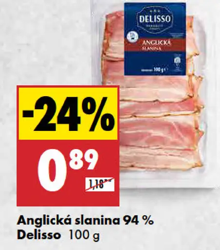 Delisso Anglická slanina 95%