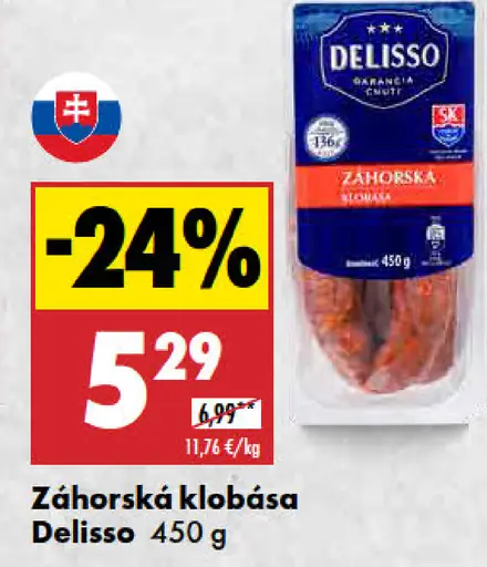 Delisso Záhorská klobása