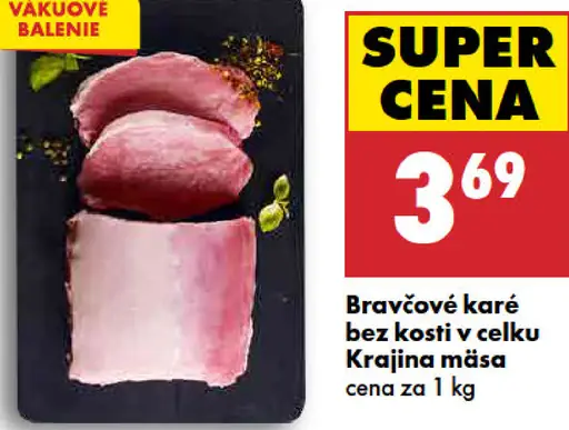 Bravčové karé bez kosti, v celku
