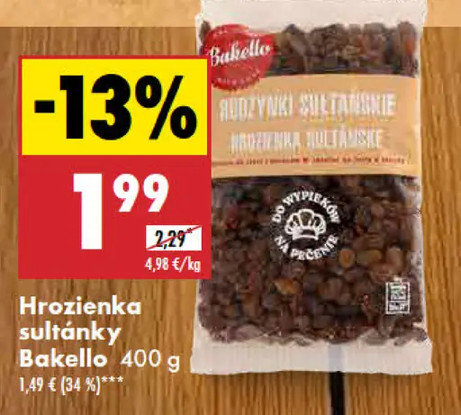 Bakello Hrozienka sultánky