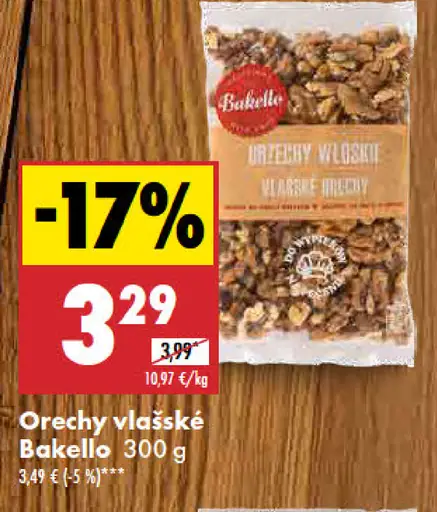 Bakello Orechy vlašské