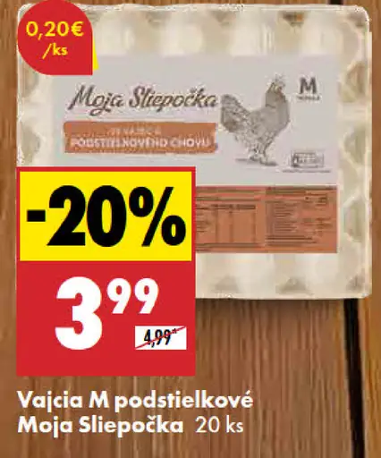 Moja Slepôčka Vajcia M podstielkové