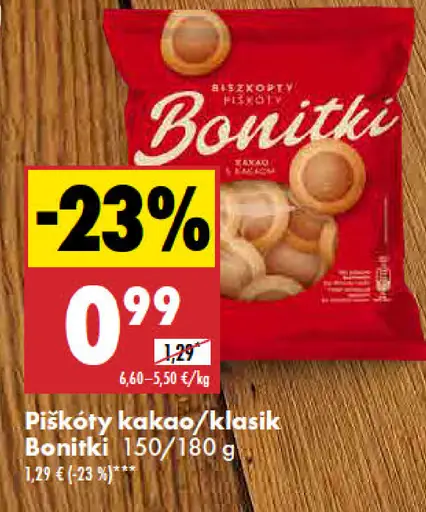 Bonitki Piškóty kakao/klasik