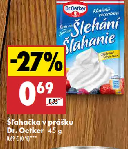 Dr. Oetker Šľahačka v prášku