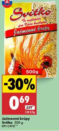 Svitko Jačmenné krúpy