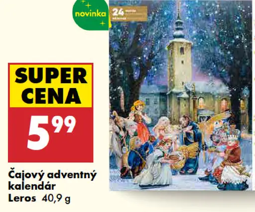 Leros Čajový adventný kalendár