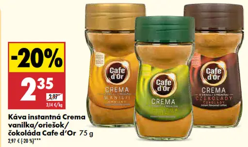 Cafe d'Or Crema káva instantná