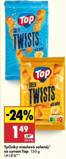 Top Tyčinky maslové so syrom