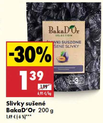 BakaD'Or Slivky sušené