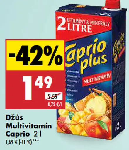 Caprio Plus Výživový Doplnok Pomaranč