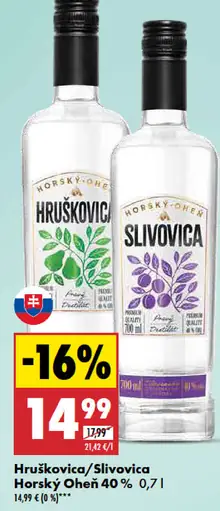 Slivovica / Hruškovica Horský oheň