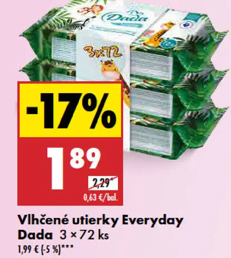 Everyday Vlhčené utierky