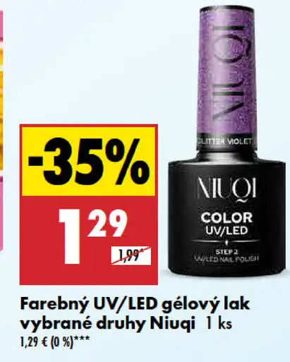 Niuqi farebný UV/LED gélový lak